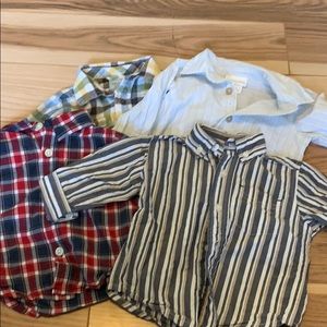 Lot of 4 button ups Sz3-6M